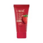 LAKME Blush & Glow Exfoliating Face Wash With Vitamin C Serum, Hydrating And Gentle Facewash With Strawberry Fruit Extracts, 100Gm