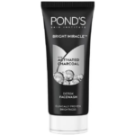 POND's Bright Miracle Detox Facewash 10X Power Of Activated Charcoal For Deep Cleaned Skin Reveals Glow, Pollution Clear Face Wash, 100Gm