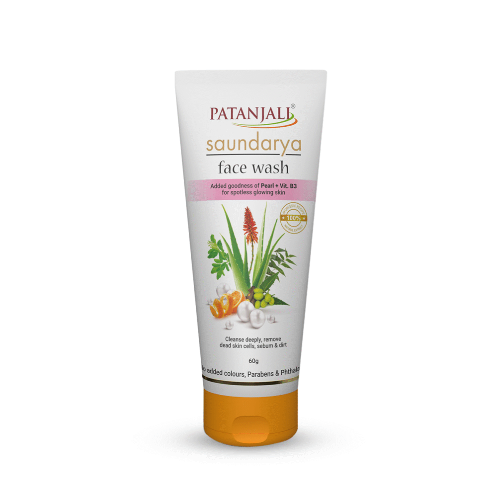 Patanjali Saundarya Face Wash, 100 g for Nourishing