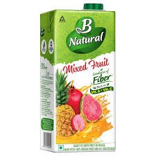 B NATURAL MIXED FRUIT JUICE, 1LTR