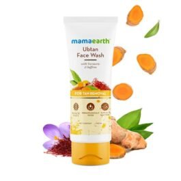 Mamaearth Ubtan Natural for All Skin type with Turmeric & Saffron for Tan removal and brightning Face Wash  (100 ml)