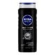NIVEA Active Clean with Active Charcoal, Shower Gel for Body, Face & Hair Body Wash (500 ml)