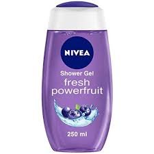 NIVEA SHOWER GEL FRESH POWERFRUIT,  250ML