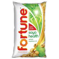 Fortune Refined Oil pouch Soyabean Health, 1ltr