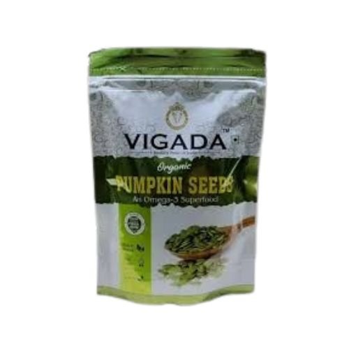 VIGADA-ORGANIC PUMPKIN SEEDS AN OMEGA-3 SUPERFOOD, 250GM