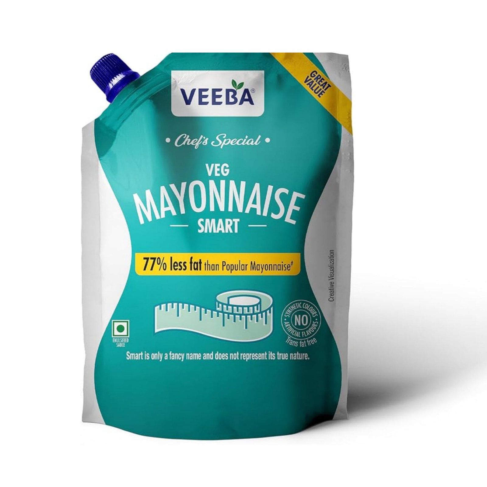 VEEBA-VEG MAYONNAISE SMART 77% LESS FAT, 750GM