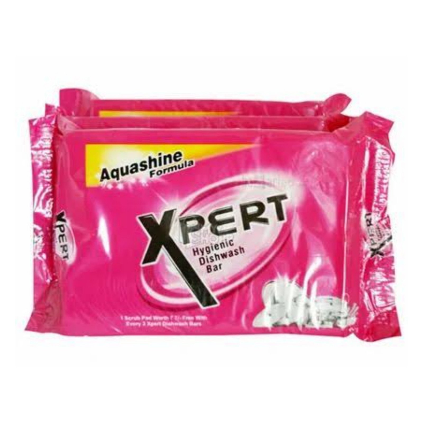 XPERT-DOUBLE ACTION BARTAN BAR, ( PACK OF 3) WITH SCRUBBER FREE