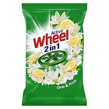 ACTIVE WHEEL 2 IN 1-DETERGENT POWDER, 1KG