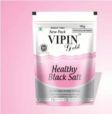 Vipin-Black Salt With Premium Quality, 1Kg