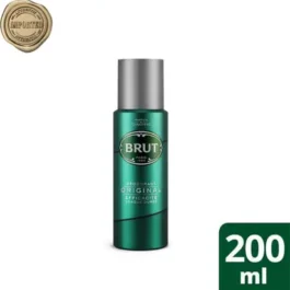 Brut Original Deodorant Body Spray for Men – Long-Lasting Freshness 200ml