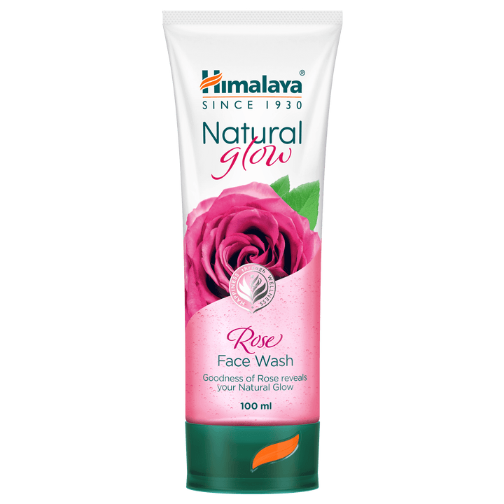 Himalaya Nature Glow Rose Face Wash 50ml | Gentle Daily Cleanser for Radiant Skin