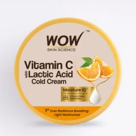 WOW Skin Science Vitamin C With Lactic Acid Cold Cream | 48H Moisturization & Skin Radiance Boost