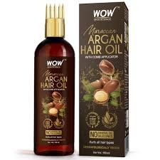 Wow-Moroccar Argan Hair Oil With Comp Applicator, 100ml