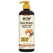 Wow Shea Butter Lactic Acid Body Lotion, 400ml Buy 1 Get 1 Free