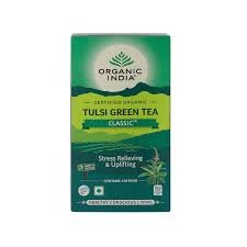 Organic India Tulsi Green Tea Classic, 100gm