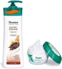 Himalaya-Cocoa Butter Intensive Body Lotion, 400ml  ( Free Himalaya Nourishing Cream )