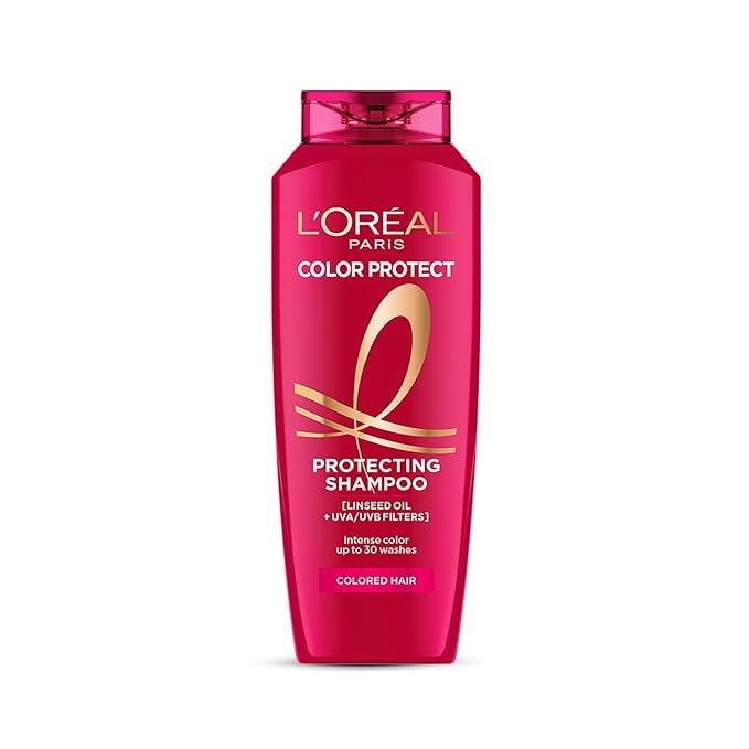 L’Oréal Paris Shampoo, Vibrant & Revived Colour, For Colour-treated Hair, Protects from UVA & UVB, Colour Protect, 340 ml