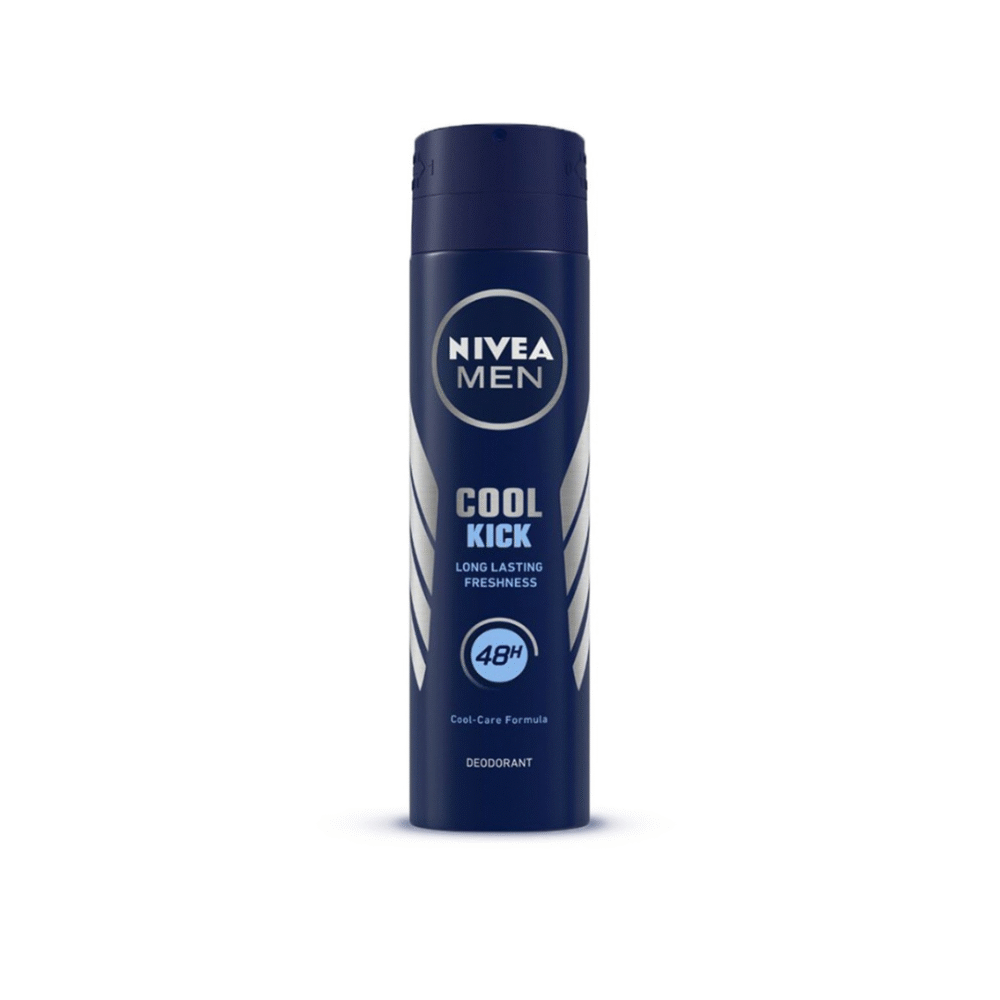 NIVEA MEN Cool Kick Deo Roll On With Mint Extracts for Cooling sensation in Summer 48 H Long Lasting Freshness 0% Alcohol