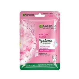 GARNIER Skin Naturals, Sheet Mask, Hydrating & Increases Glow, Sakura Glow  (28 g)