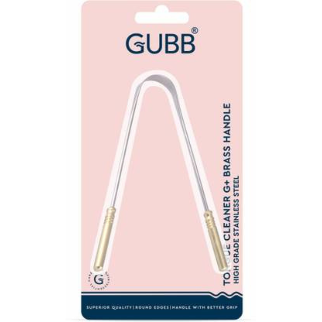 GUBB Steel Tongue Cleaner | Stainless Steel Oral Hygiene Tool