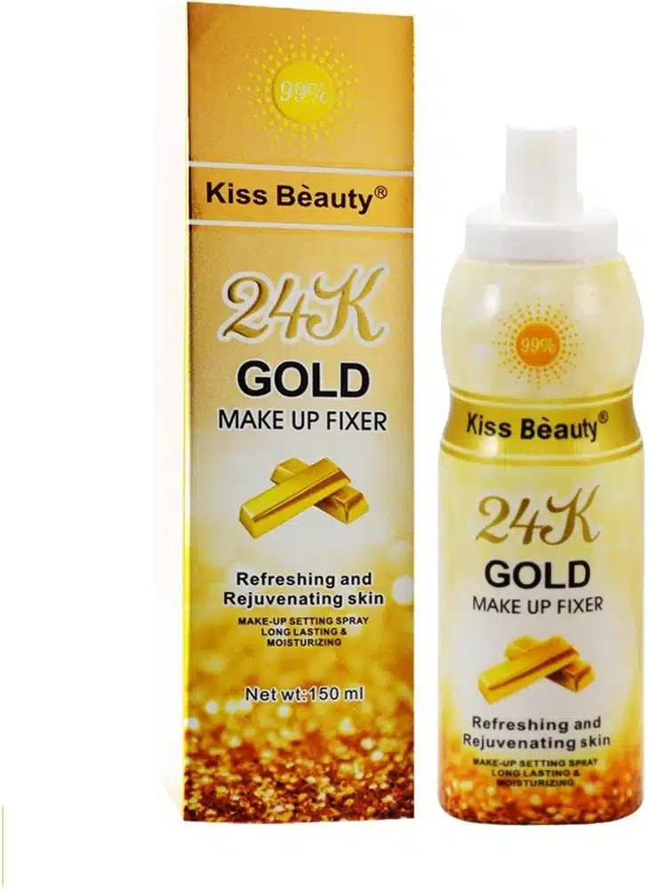Kiss Beauty 24K Gold Makeup Fixer-2052 Primer – 150 ml