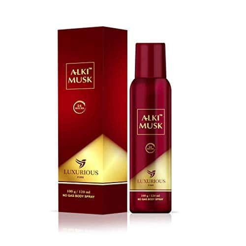 AlkiMusk Luxurious Fire No Gas Body Spray 120 ml