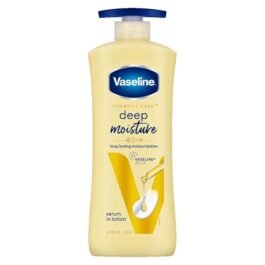 Vaseline Deep Moisture Body Lotion |For Dry Skin| Moisturised Glowing Skin| With Pro Ceramides 600ml