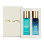 BELLAVITA Skai Aquatic EDC & Fresh EDT | Long Lasting 2x20ml Perfume for Man and Woman | with Bergamot, Ylang Ylang, Pink Pepper | Premium Unisex Fragrance for Men & Women