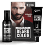 Beardo Beard Color For Men - Natural Black, 60ml Long Lasting No Ammonia Easy to apply, No Stain Beard Hair Colour for men Skin Friendly Hair dye