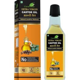 CURA Castor Oil, Arandi Oil 100ml | Useful for constipation I Natural laxative I Hair and Body Massage