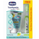 Chicco Toothpaste Apple Banana With Chicco Brush - Green