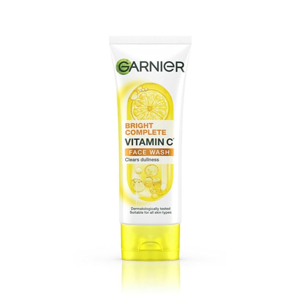 Garnier Skin Naturals Facewash, Cleansing and Brightening, Bright Complete, 100g