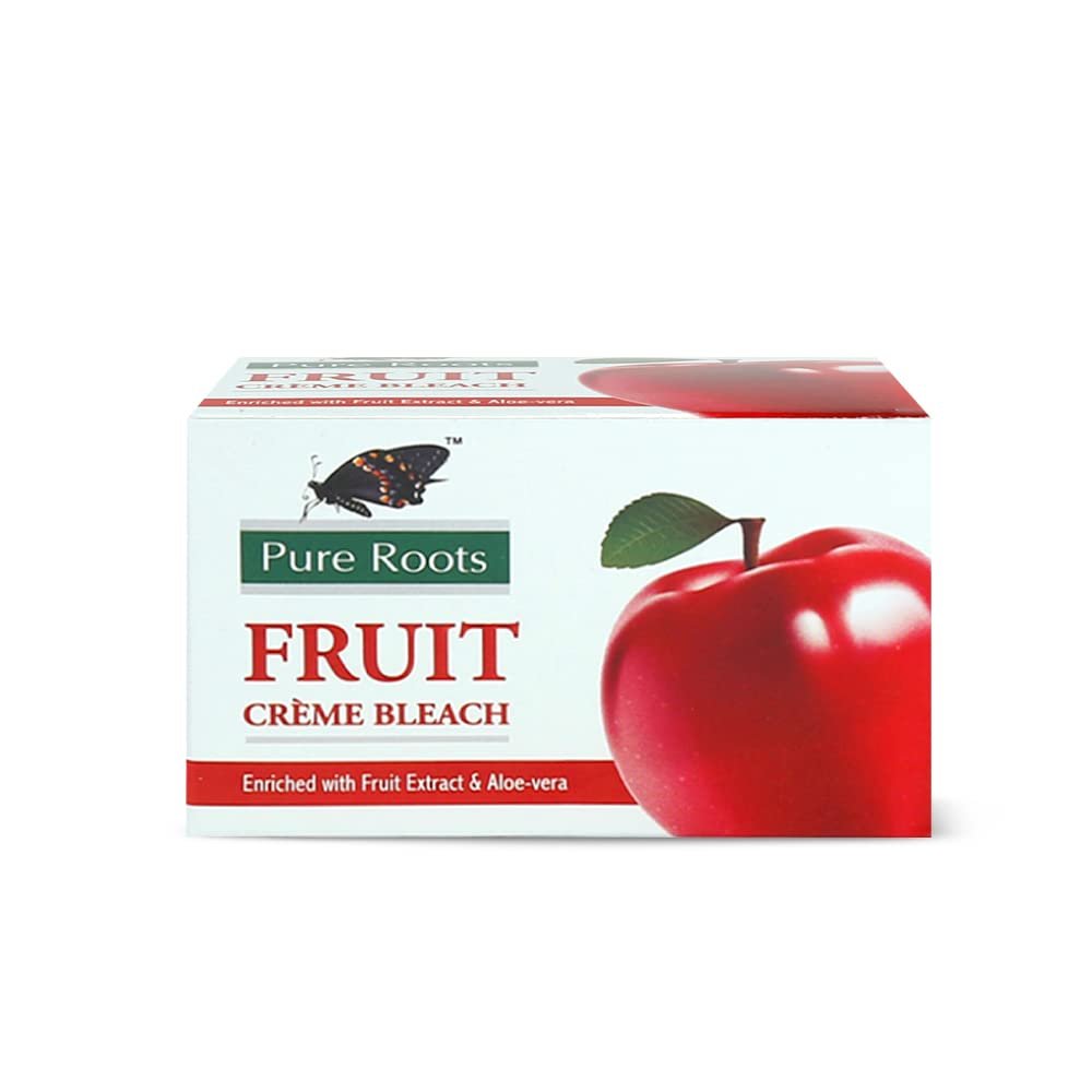 Generic Pure Roots Fruit Creme Bleach 42gm for Face & Body