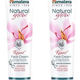 HIMALAYA Natural Glow Kesar Face Cream with (Pack of 2 X 50g) (100 g)