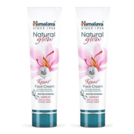 HIMALAYA Natural Glow Kesar Face Cream with (Pack of 2 X 50g) (100 g)