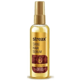 Streax Hair Serum for Women & Men | Contains Walnut Oil | Instant Shine & Smoothness | Regular use Hair Serum for Dry & Wet Hair | Gives frizz free Hair | Soft & Silky Touch 90ML