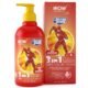 WOW Skin Science Kids 3 in 1 Wash - Shampoo + Conditioner + Body Wash - Red Speedster FlashEdition - No Parabens, Color, Mineral Oil, Silicones & Sulphate, 300 ml