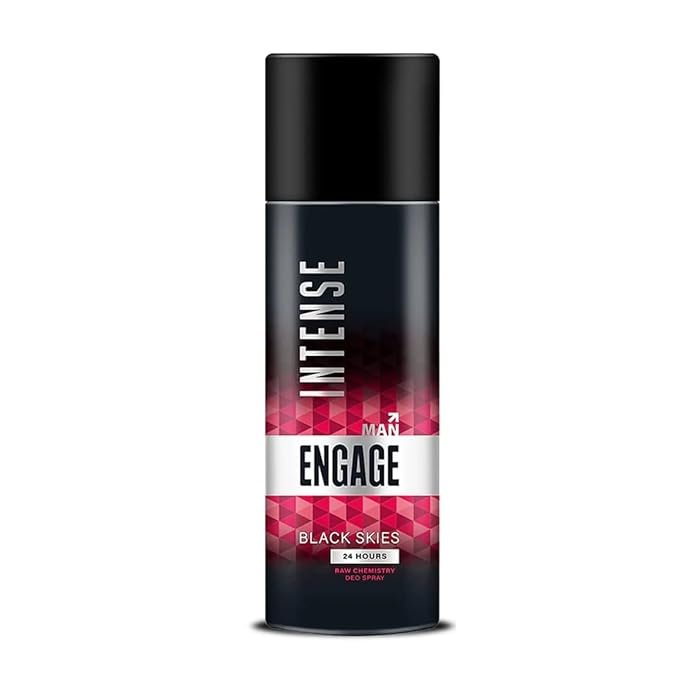 UNIQUE- Engage Intense Black Skies Deo Sprays For Men, 150ml