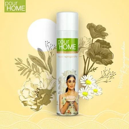 POUR HOME Room Freshener Royal Rajni Gandha 220 ml Spray