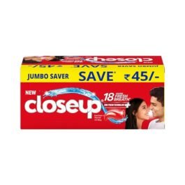 Close Up Toothpaste | Long lasting 18 Hours Of Fresh Breath & White Teeth – 600g (Pack of 4)