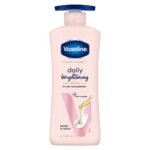 Vaseline Healthy Bright Body Lotion 400 ml, Daily Brightening Moisturizer with Sunscreen for Dry Skin, Gives Non-Greasy Glowing Skin - For Men & Women