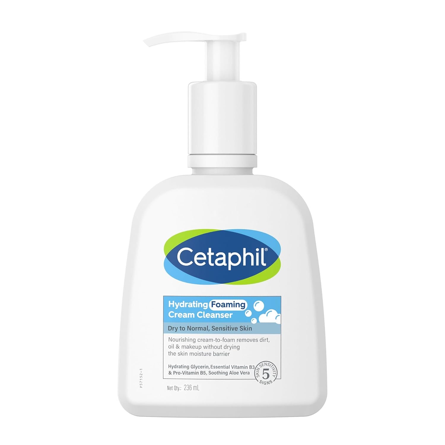 Cetaphil Hydrating Foaming Cream Cleanser 236ml