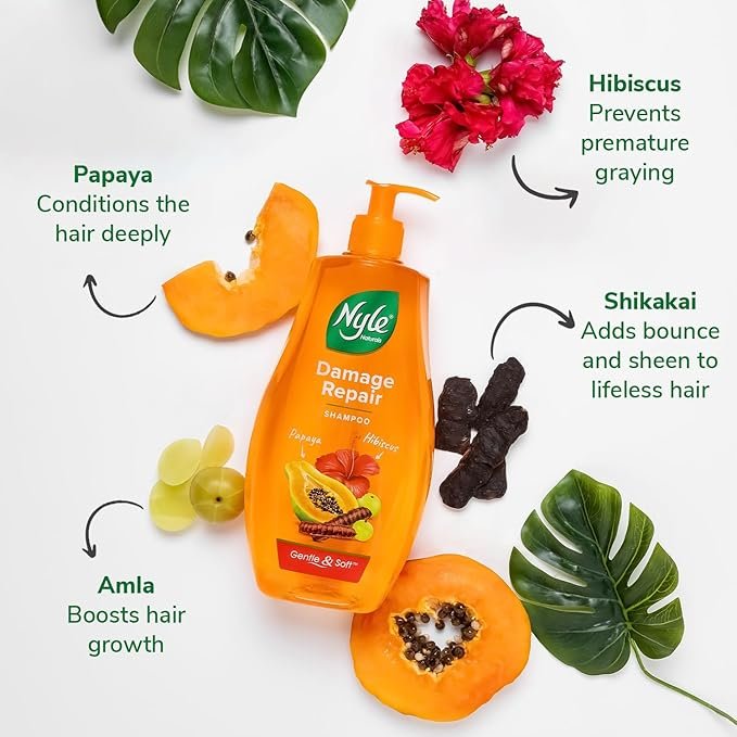 Nyle Naturals Damage Repair Shampoo 400 ml
