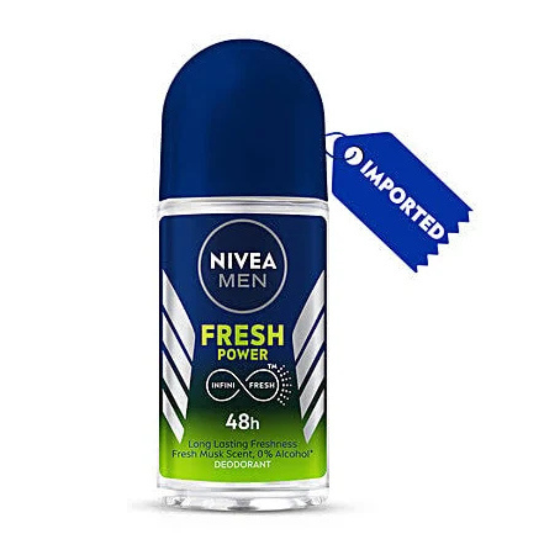 NIVEA Men’s Fresh Power Roll-On Deodorant 50ml