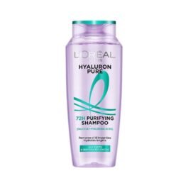L’Oréal Paris Hyaluron Pure 72H Purifying Shampoo, For oily scalp & dry hair with salicylic and hyaluronic acid, 200 ml