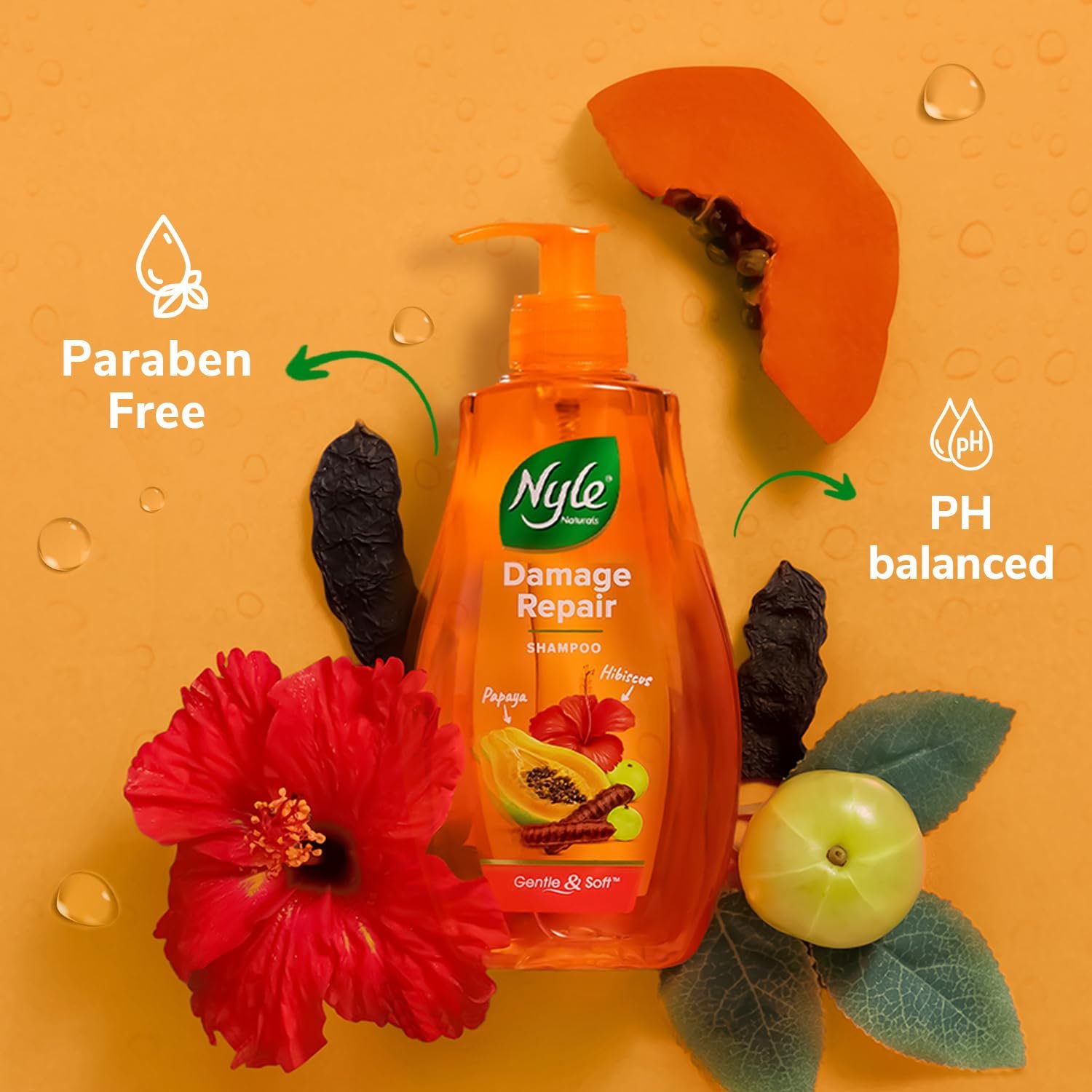 Nyle Naturals Damage Repair Shampoo 400 ml