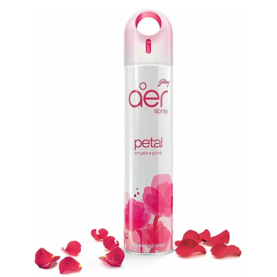 Godrej Aer Spray Petal Crush Pink Spray Aer Petal Crush Pink Spray 225ml