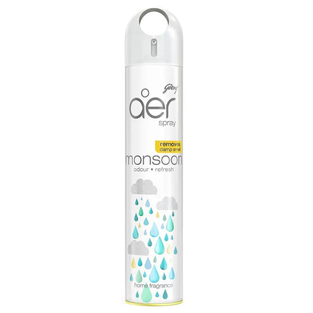 Godrej Aer Monsoon Spray – Monsoon Odour Refresh 220ml