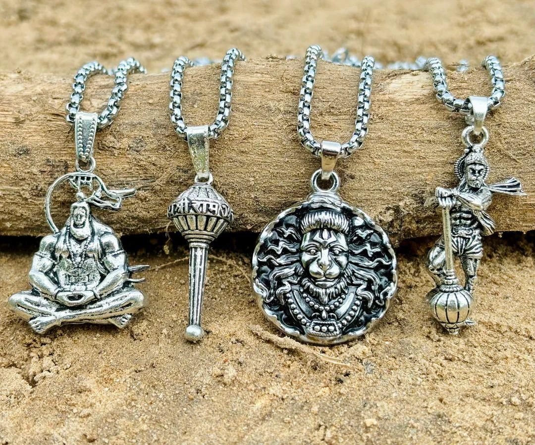 Lord Hanuman Chain with Pendant