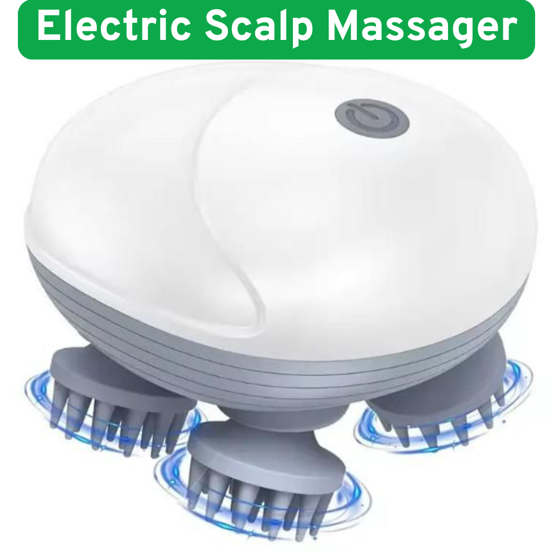 Buy Electric Scalp Massager for Hair Growth & Stress Relief – Wireless & Waterproof | DialKariyana